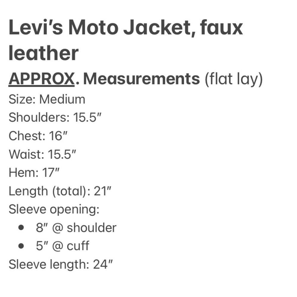 Levi’s Moto Jacket, faux leather - Picture 10 of 10